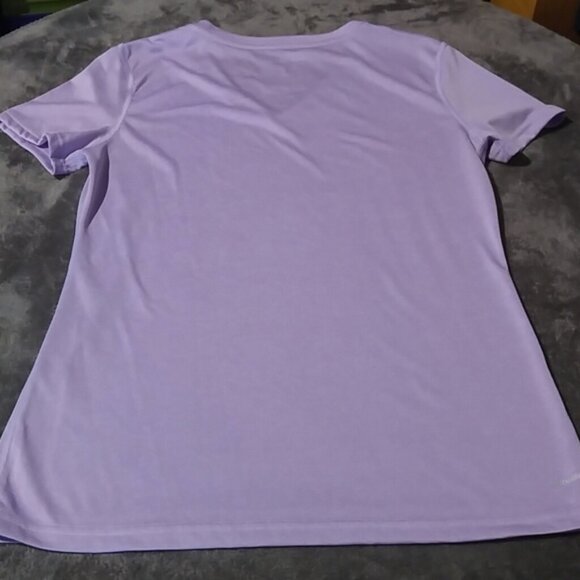 Adidas Ultimate V-neck Tee in Purple Glow size Small - Picture 6 of 6